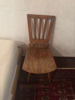 Wooden Chair with Slatted Back Used Condition