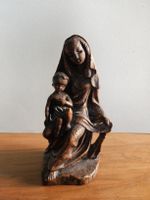Madonnenfigur mit Kind Gibs antik guter Zustand 22cm