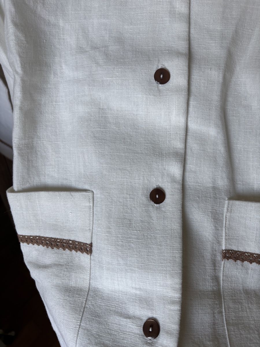 Giacche: Veste en lin vintage  – Usato da St-Saphorin-Lavaux venduto da selb94 1