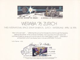 WERABA '76 Zürich, Intern. Weltraum-Briefmarken-Ausstellung