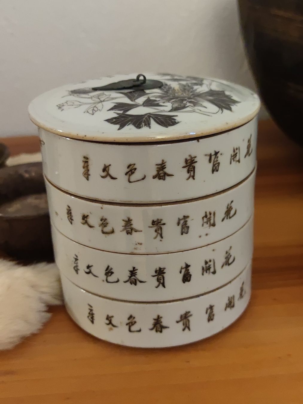 Behälter & Ähnliches: Chinese Porcelain Stacking container Food Box 19th – Gebraucht aus Thusis von Feldis 3