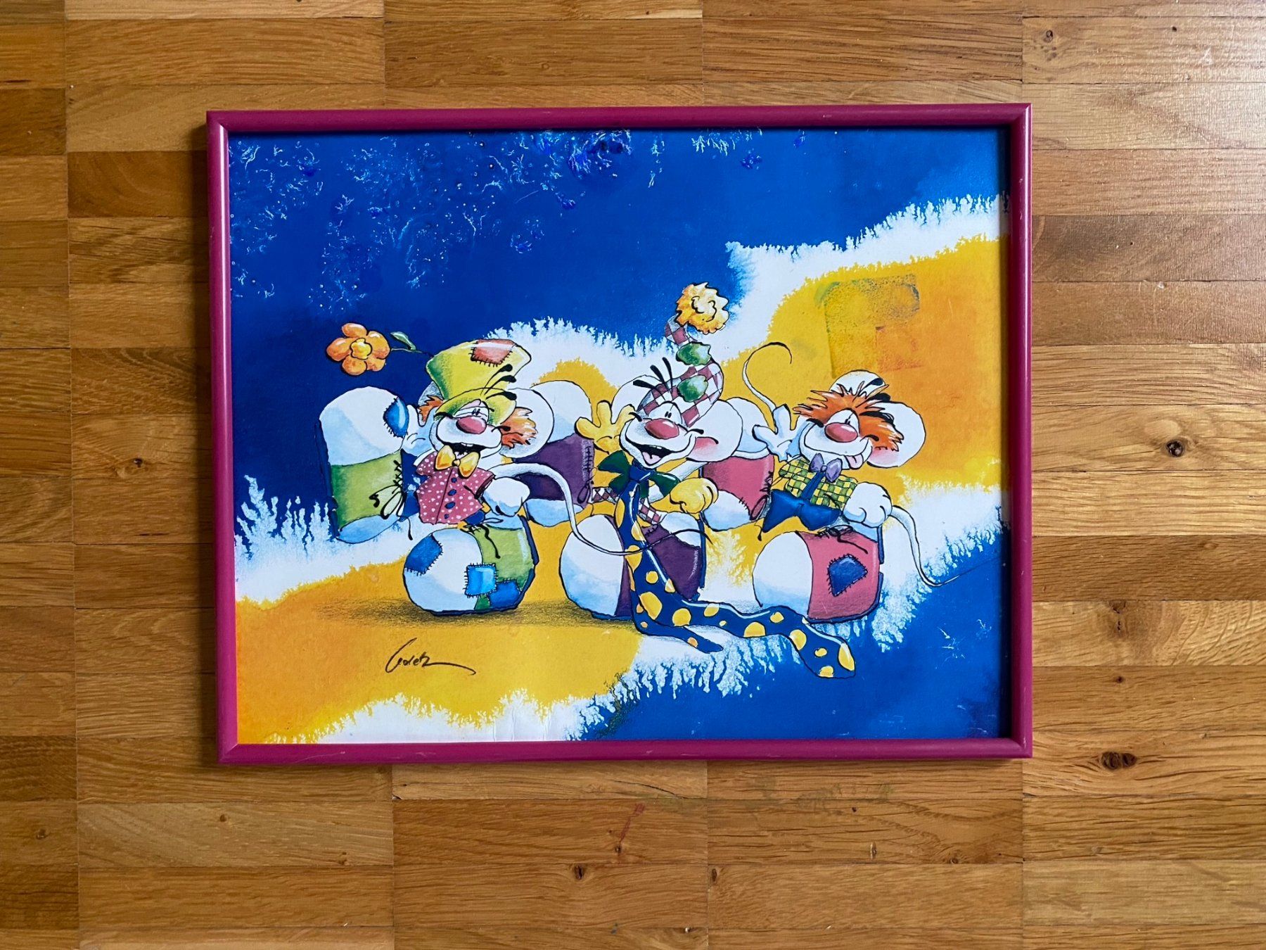 Foto & Immagini: Diddl Bild Original 30x 24cm – Usato da Kastanienbaum venduto da Muenchnerkindl1