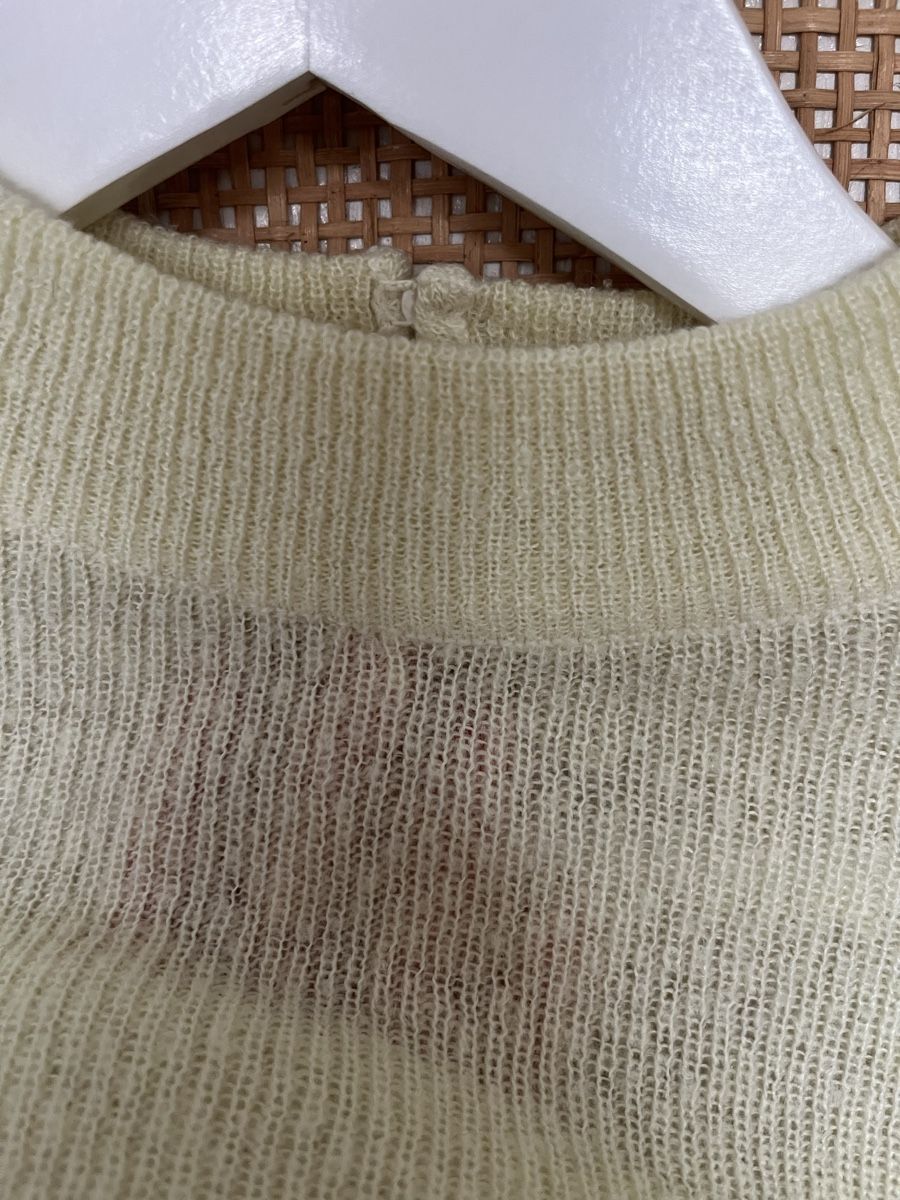 Maglioni & Felpe: Süßer Senfgelber Pullover, leicht durchscheinend – Usato da Zürich venduto da lou_q5l7 1