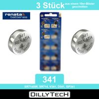 Renata 341 SR714SW Knopfzellenbatterie - 3 Stk.