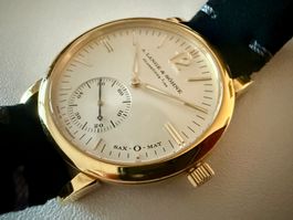 LANGE & SÖHNE Langematik Sax-o-Mat, Gold, 37mm, SRP 26‘000.-