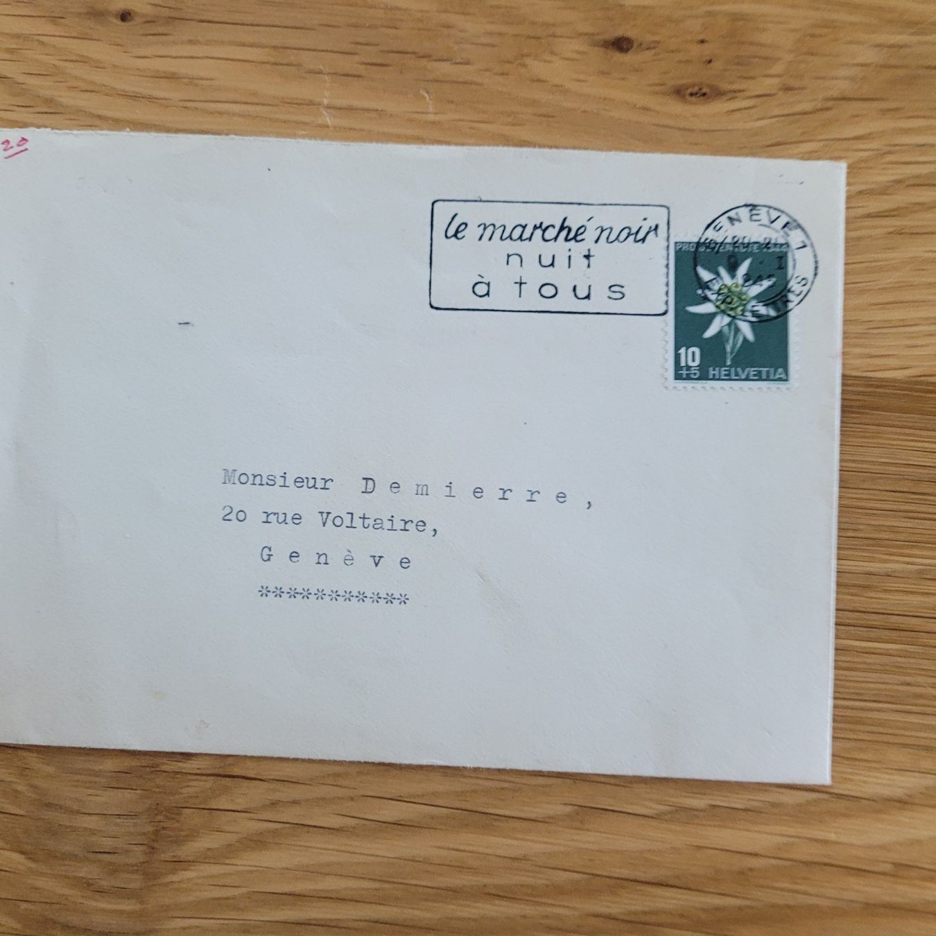 Tutti i francobolli: Brief Pro Juventute Genève 1945 – Usato da Biel/Bienne venduto da Destockweb