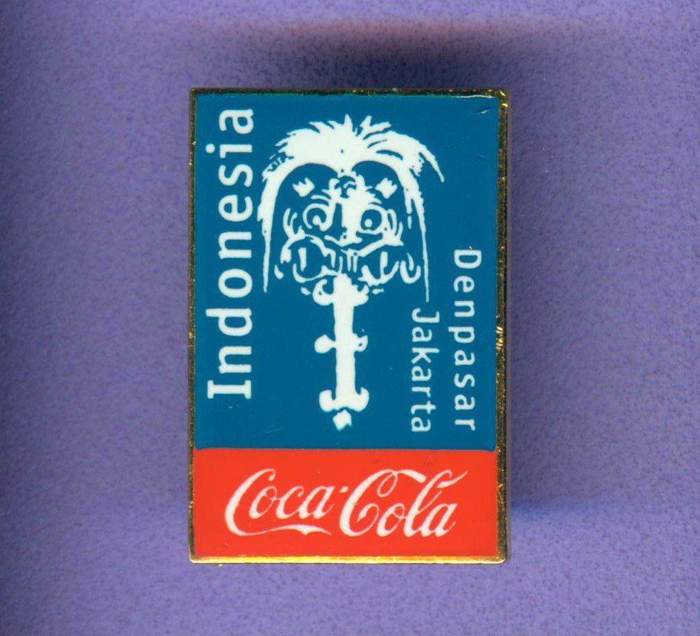 Coca-Cola Plaketten & Abzeichen: Coca Cola   Indonesia – Gebraucht aus Winterthur von Sammleroase