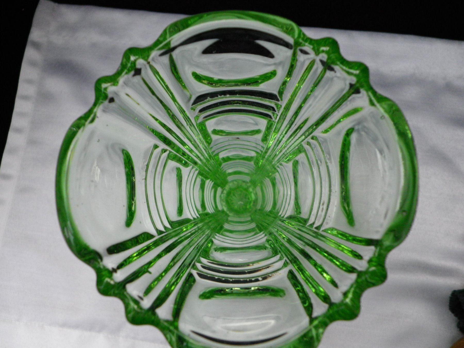 Vasi & Recipienti: Leuchtend grüne Glas Vase – Usato da Reinach BL venduto da Annodomini 2