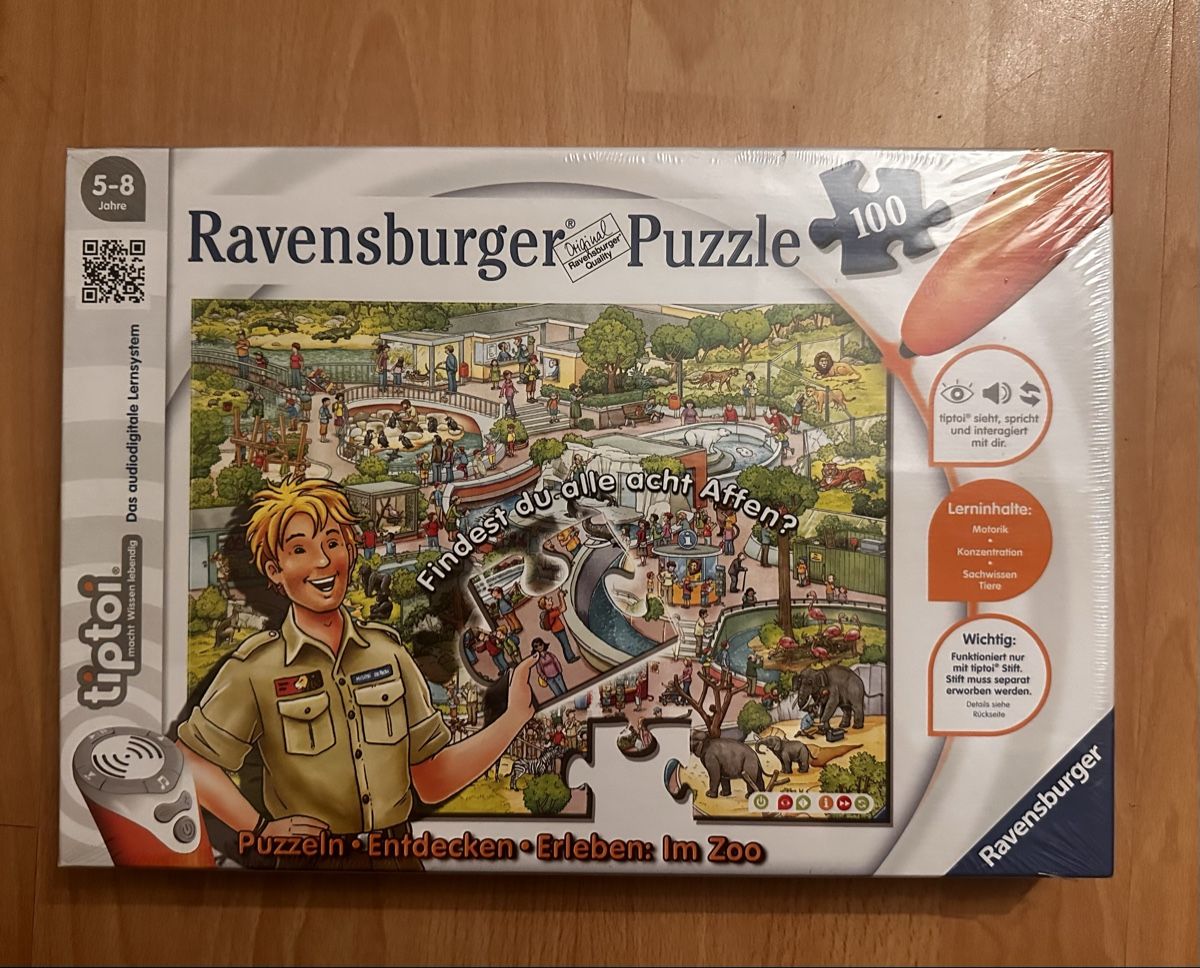 Tiptoi Spielzeuge: TipTo Puzzle Zoo 100 Teile – Neu und originalverpackt aus Full-Reuenthal von xeneya