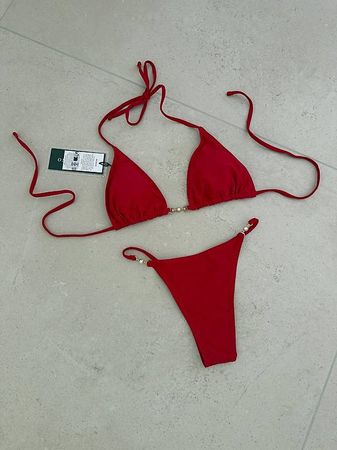 NEW - Bikini Perlendetail XS