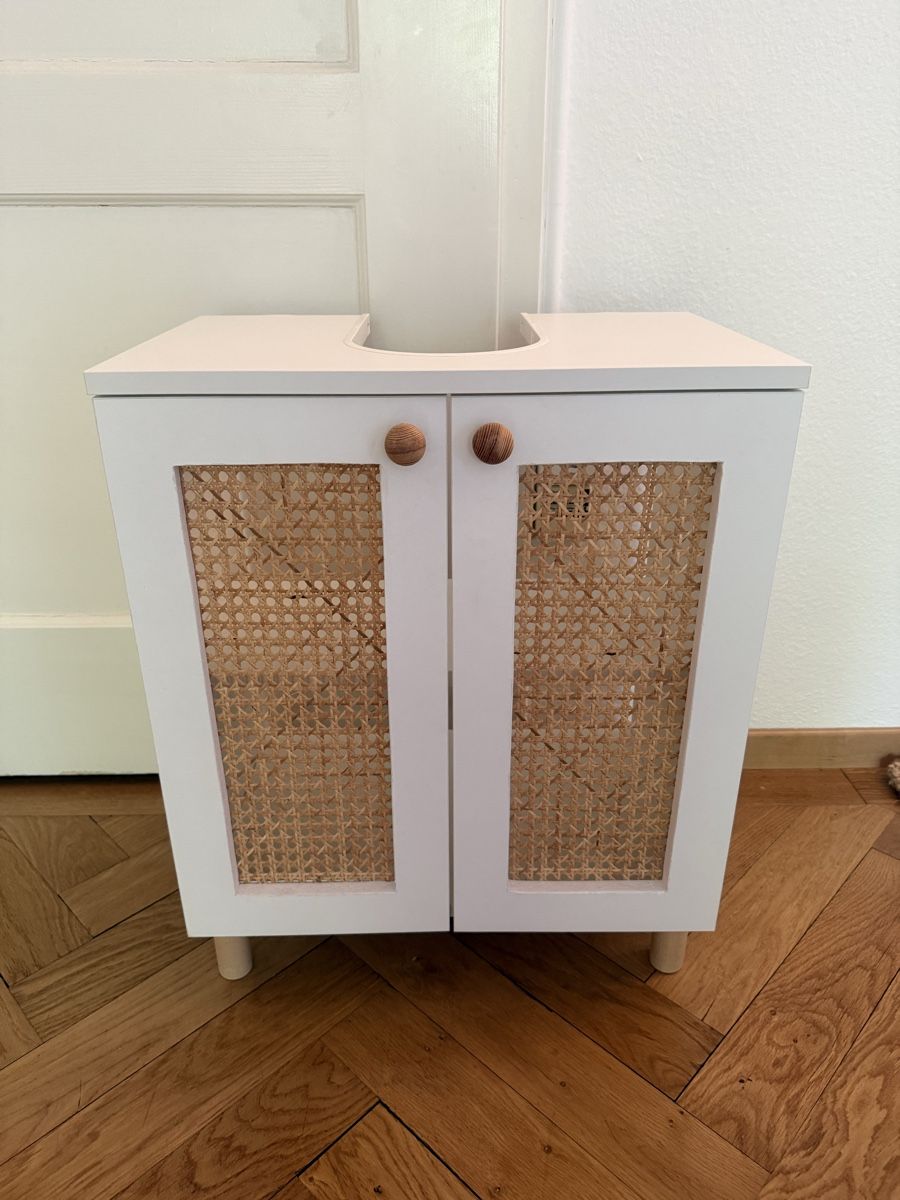 Mobili per bagno: Badezimmer Unterschrank mit Rattan – Usato da Bern venduto da mutz147 1