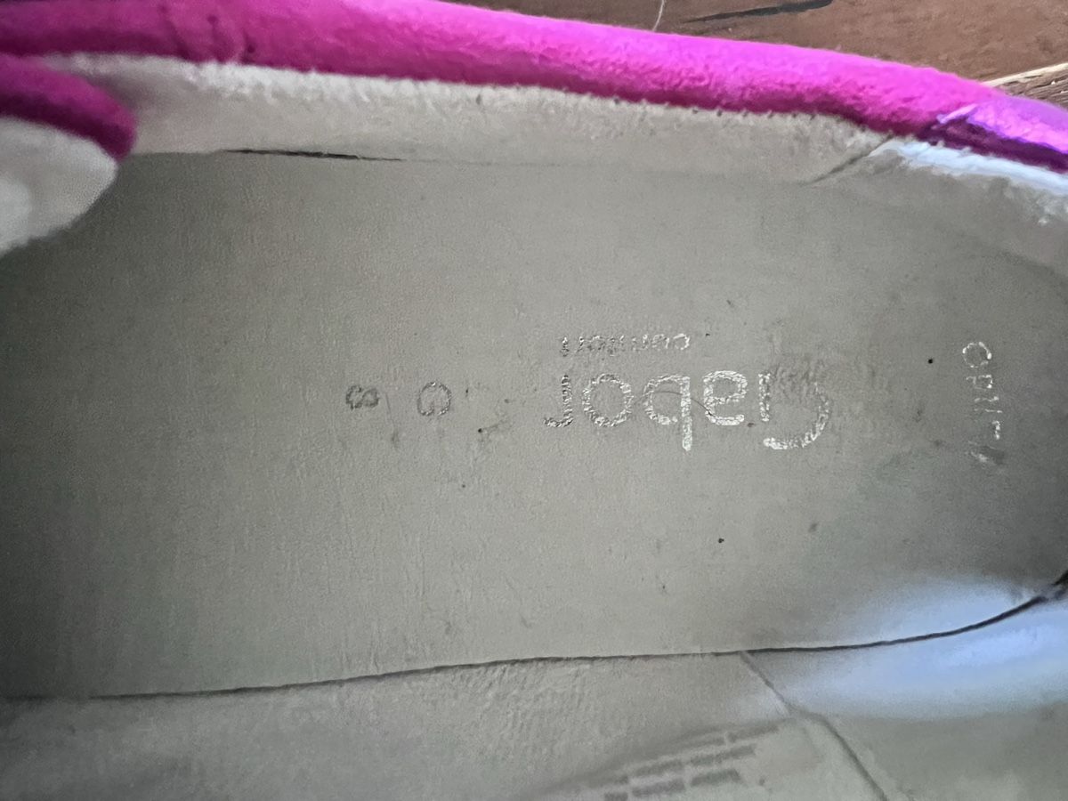 Gabor Damenschuhe: Gabor Sneaker pink Grösse 8 Rauleder  – Gebraucht aus Unterterzen von syllalex 4