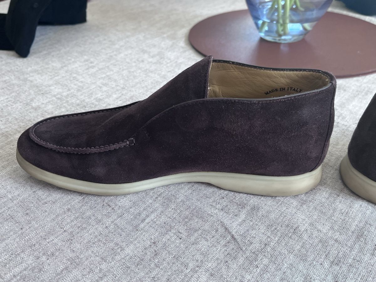 Loro Piana Scarpe da uomo: Loro Piana Open Walk boots Chocolate – Usato da Boudry venduto da martin8mum 6