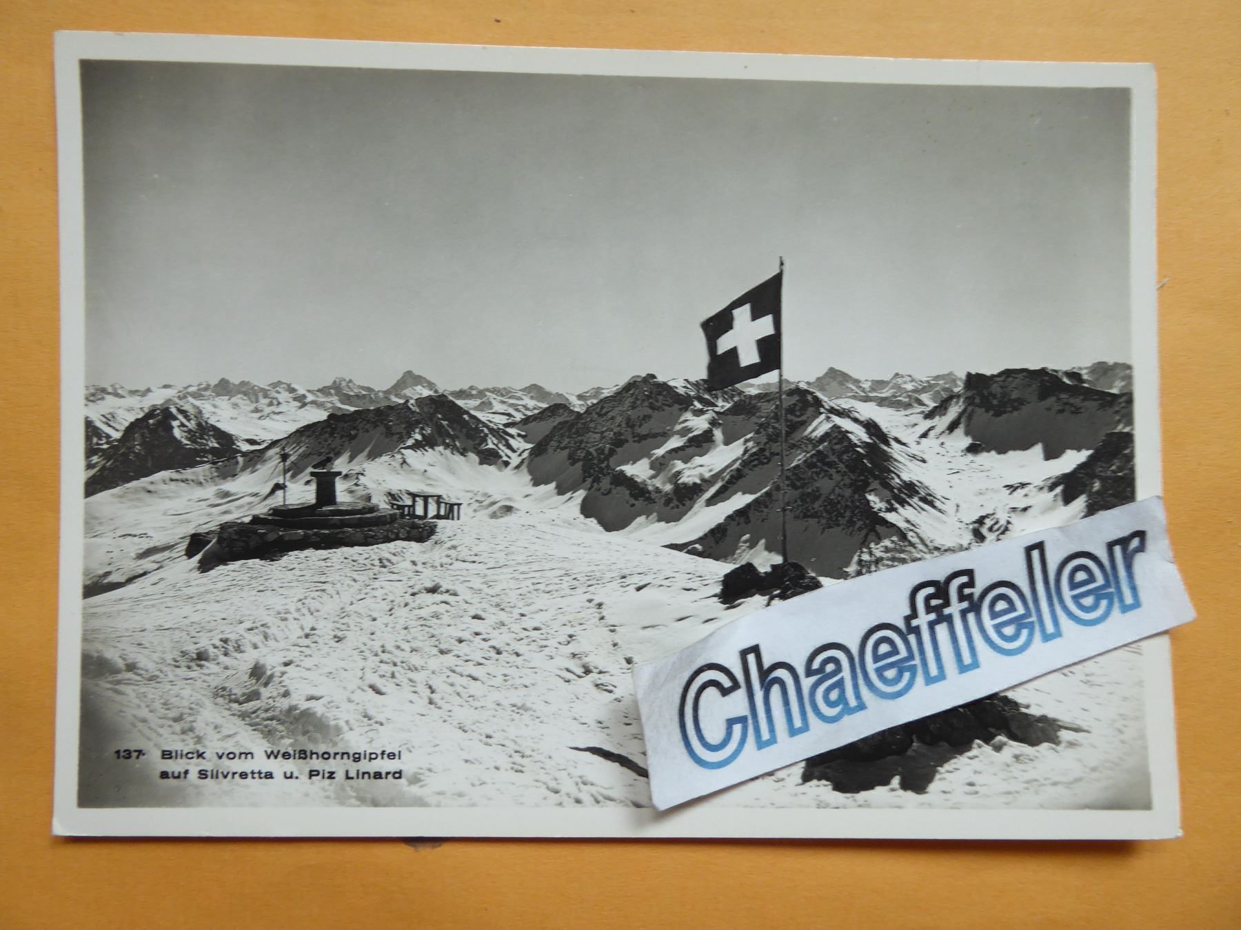 Cartoline postali: Blick vom Weisshotngopfel auf Silvretta – Nuovo (secondo la descrizione) da Zürich venduto da Chaeffeler