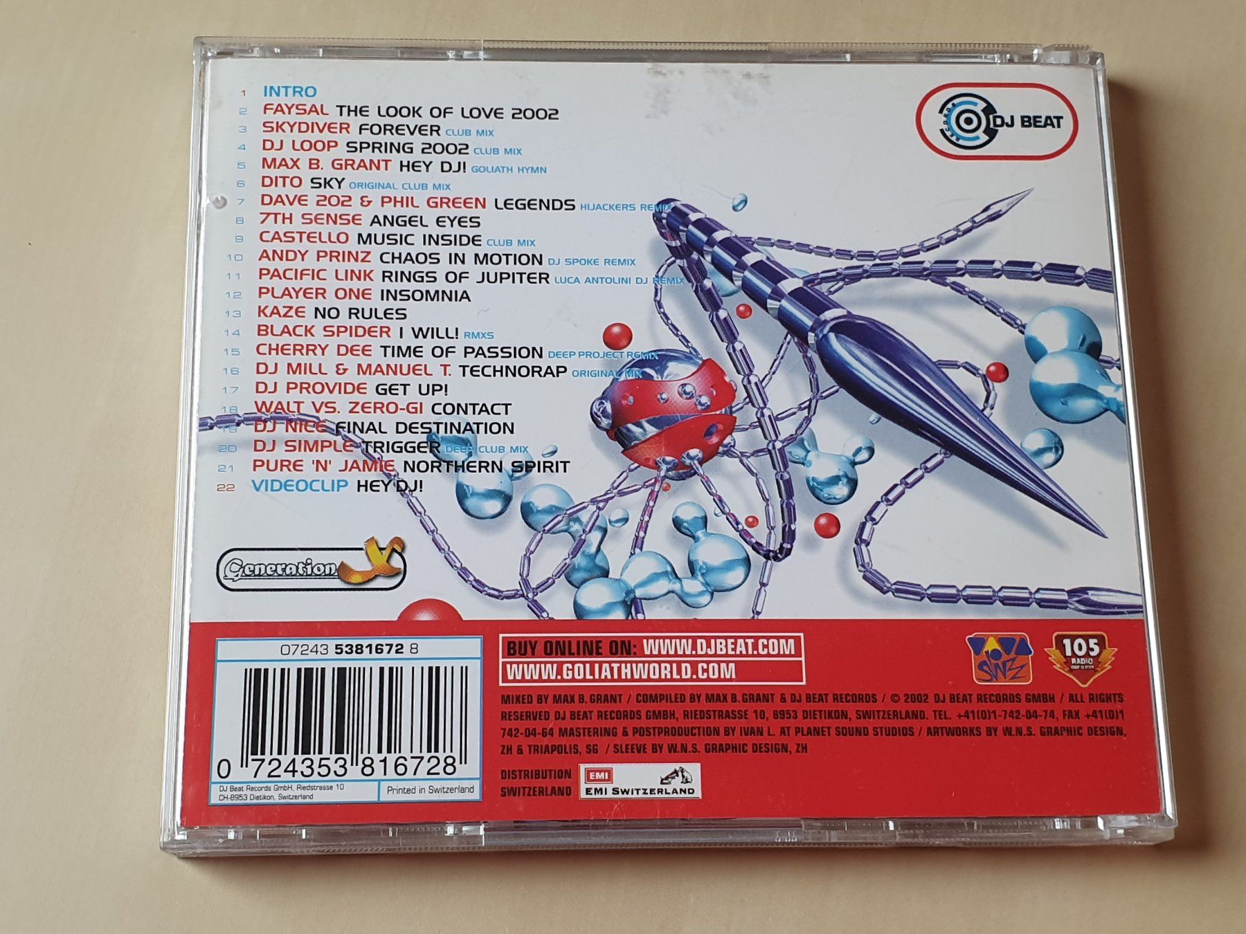 CDs: Goliath Tour 2002 Max B. Grant – D'occasion à Stansstad par collectorsshop 1