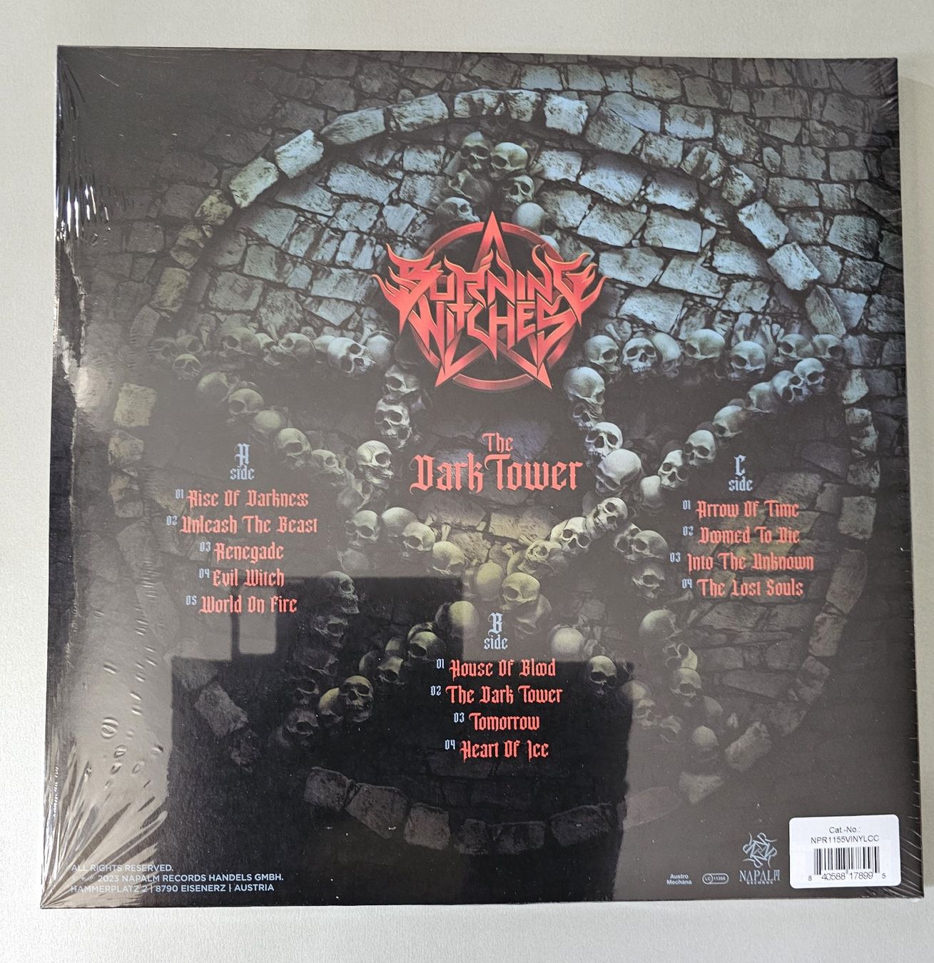 Dischi in vinile: Burning Witches - The Dark Tower - Clear Vinyl – Nuovo e nell'imballaggio originale da Lenzburg venduto da Pa_hcs 1
