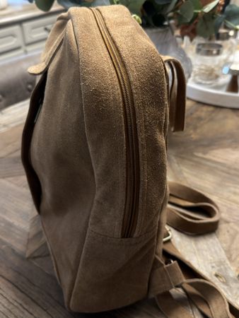 Loberon Rucksack Wildleder Braun