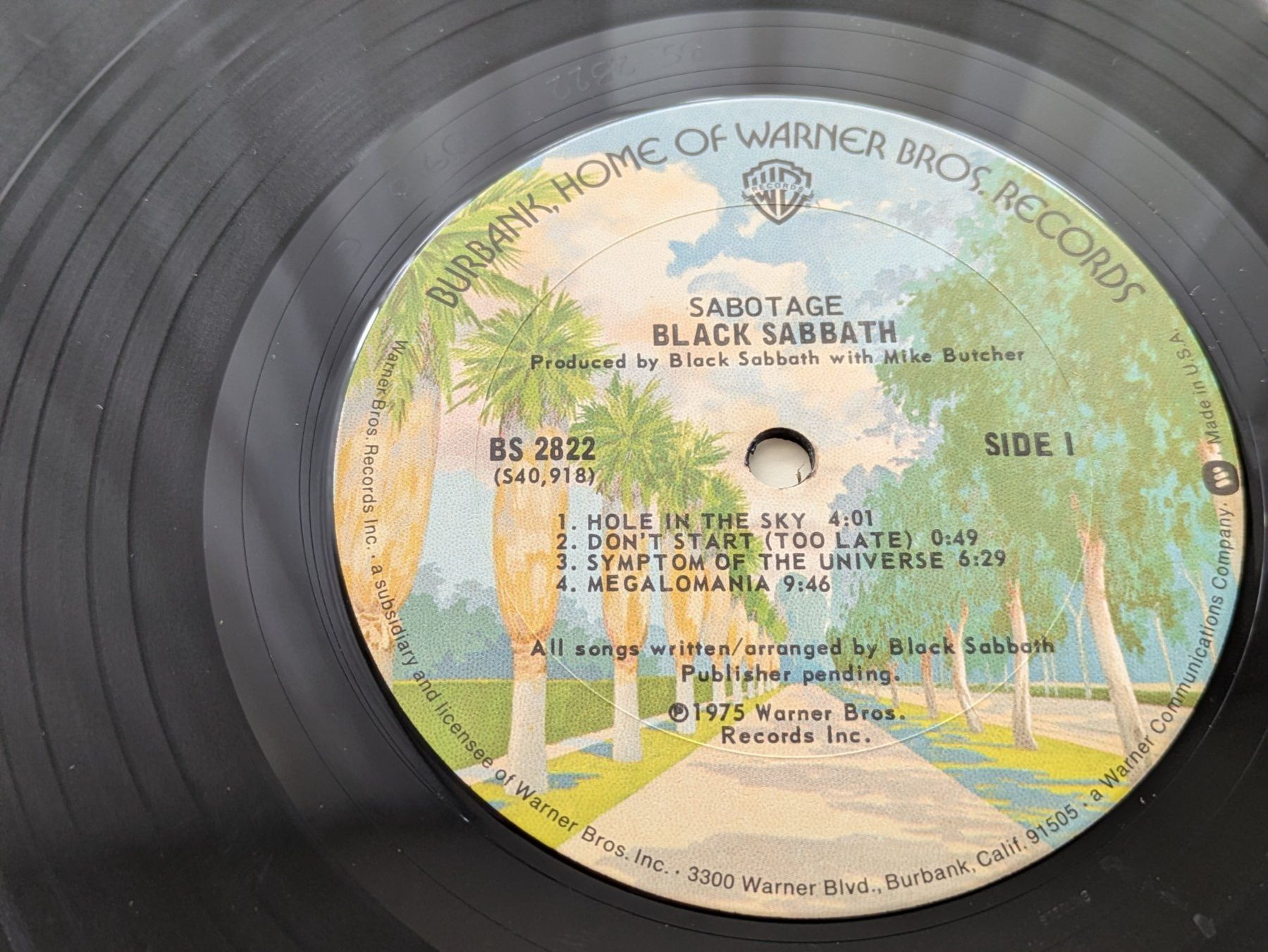 Schallplatten: Black Sabbath - Sabotage Vinyl – Gebraucht aus Dübendorf von PanzerGeneral 4