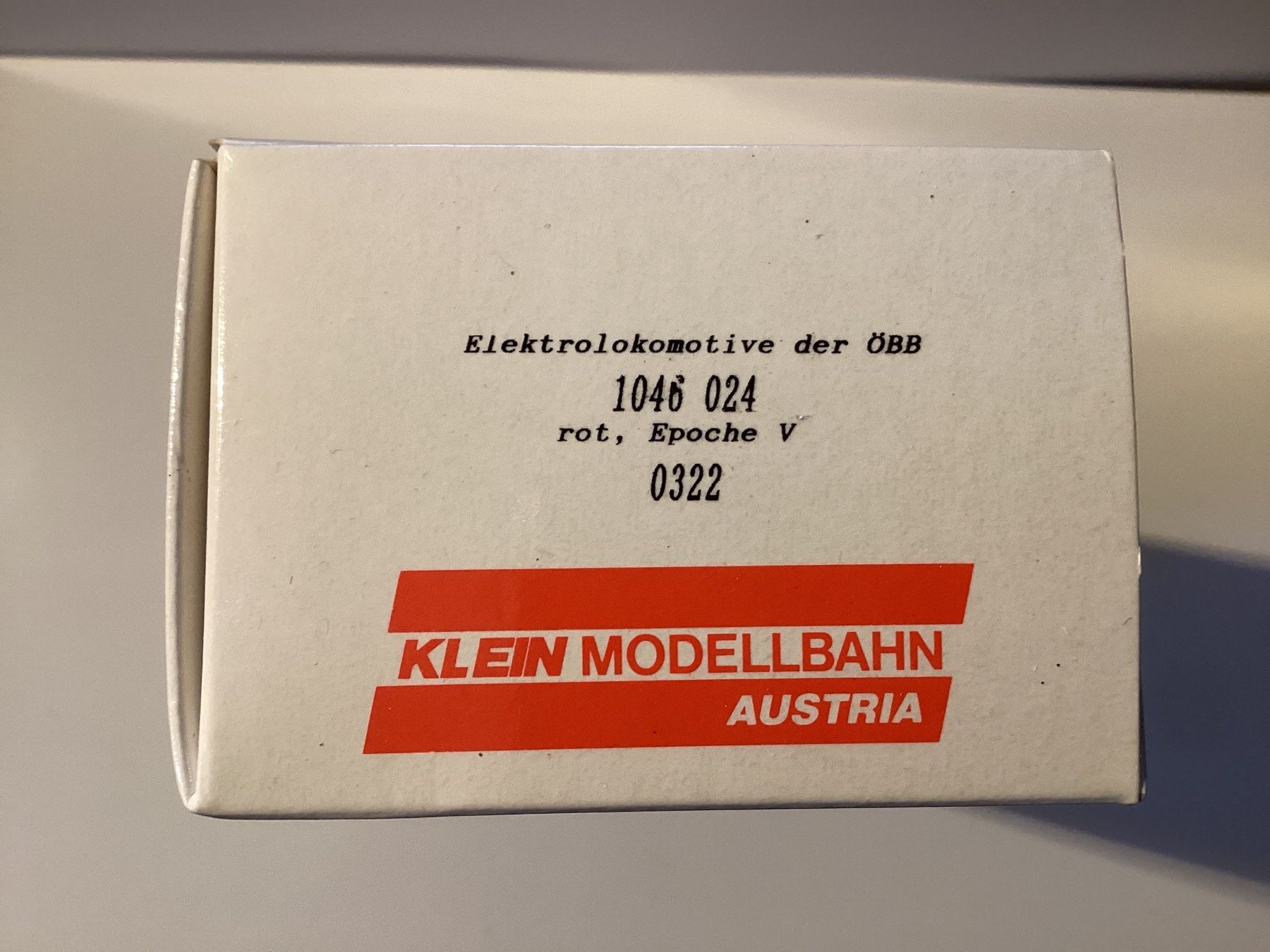 Kleinbahn Trains électriques: Klein Modellbahn ÖBB 1046 024 H0 1:87 BASTELWARE – Défectueux à Effretikon par simtek_de 6