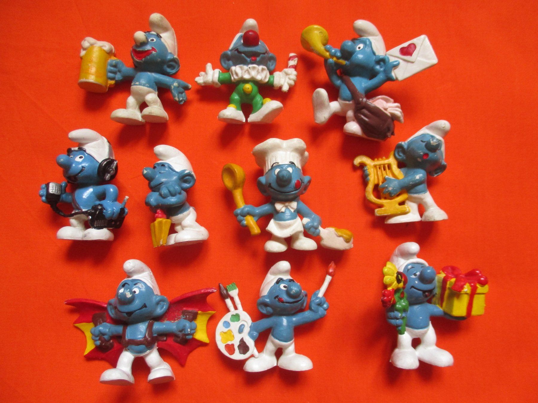 Schleich Figuren: 10 x Schlumpf, Schleich Figur – Gebraucht aus Birsfelden von alles-muss-raus