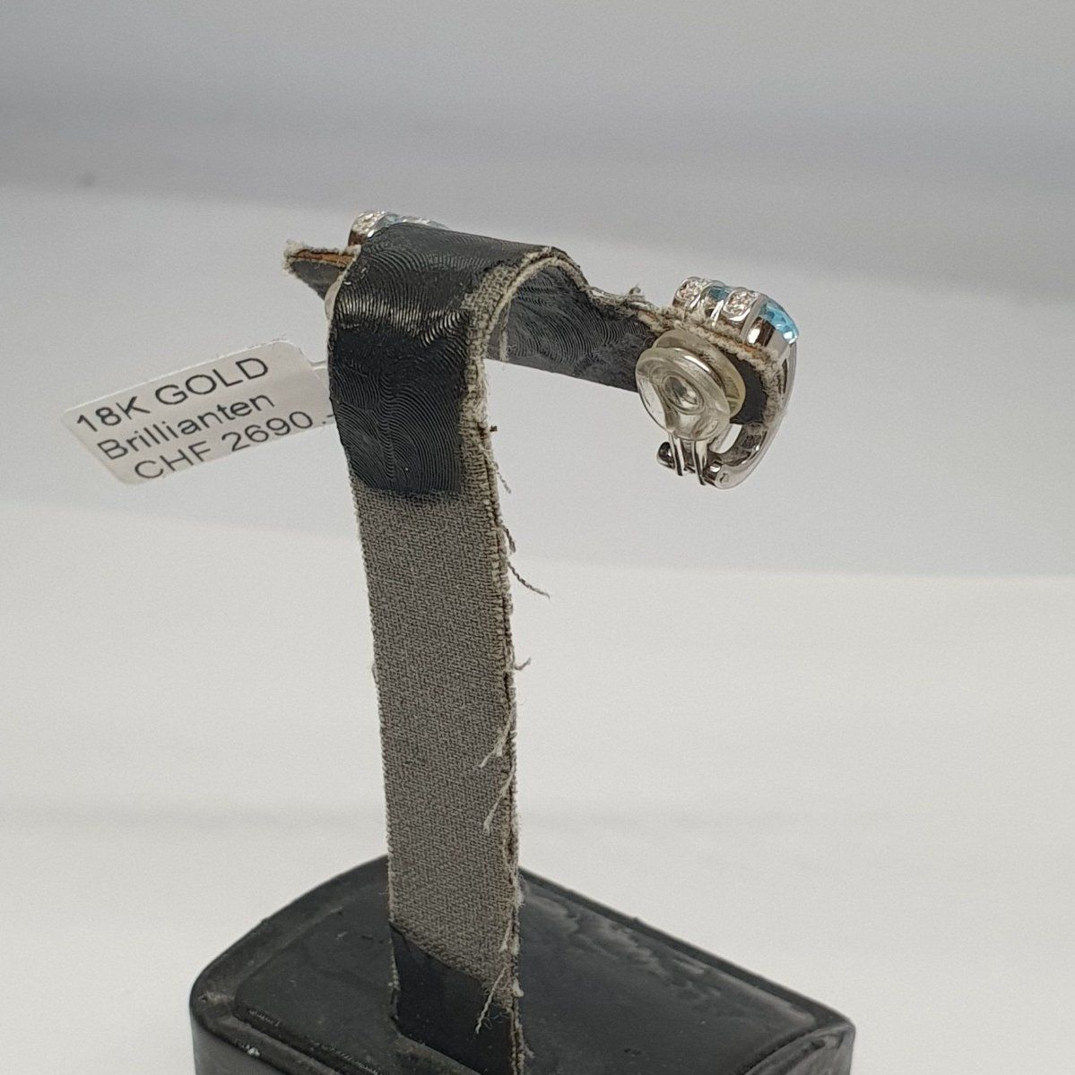 Orecchini pendenti & Orecchini a lobo: Echt 18K Gold - Brilliant Ohrclips – Usato da Luzern venduto da luzerngoldhaus 1