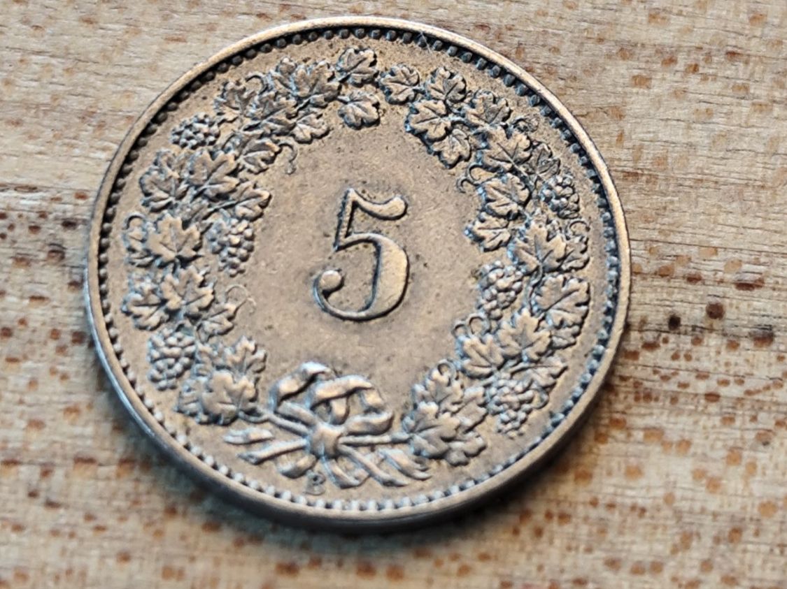 Alle Münzen: ==> 5Rp 1879 ss <== – Gebraucht aus Bern von b.man_is_back 2
