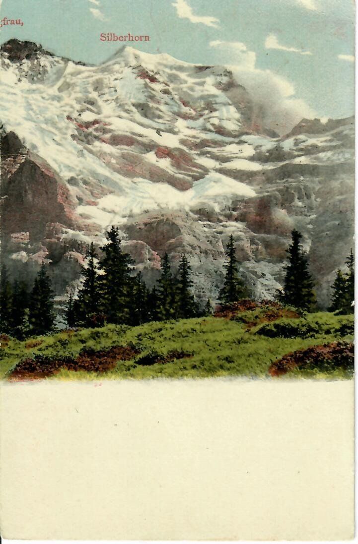Ansichtskarten: Silberhorn 1923 – Gebraucht aus Hochdorf von Ziegel-16