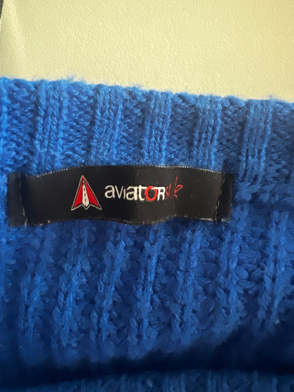 Maglioni & Felpe: Vintage Strickpullover Grobstrick – Royalblau – Usato da Lenzburg venduto da impulsive-buyer 4