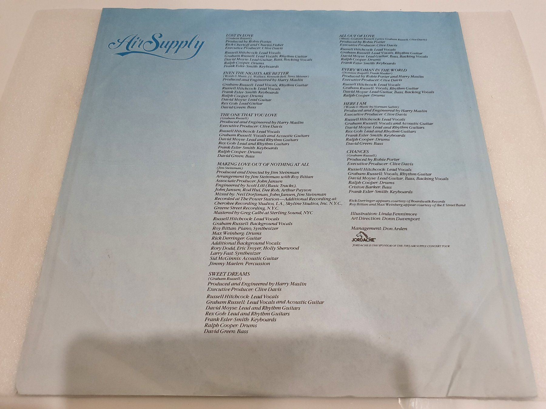 Dischi in vinile: Air Supply – Greatest Hits – Usato da Uster venduto da Vinyl-Leidenschaft 3