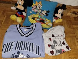 Disney Set: Pulli, T-Shirt, Kissen, Stofftiere