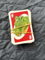 Kartenspiel Uno Krokodil Edition gebrauchter Zustand