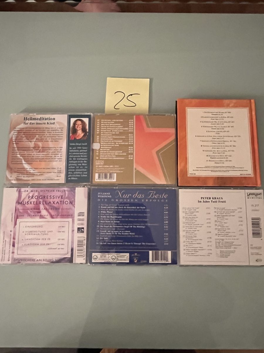 CDs: CD Pack Klassisch/Relaxing 6stk. (Nr.25) – Gebraucht aus Bettlach von tiz_vdb2 1