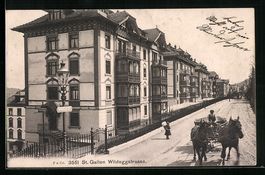 St. Gallen, Fuhrwerk in der Wildeggstras