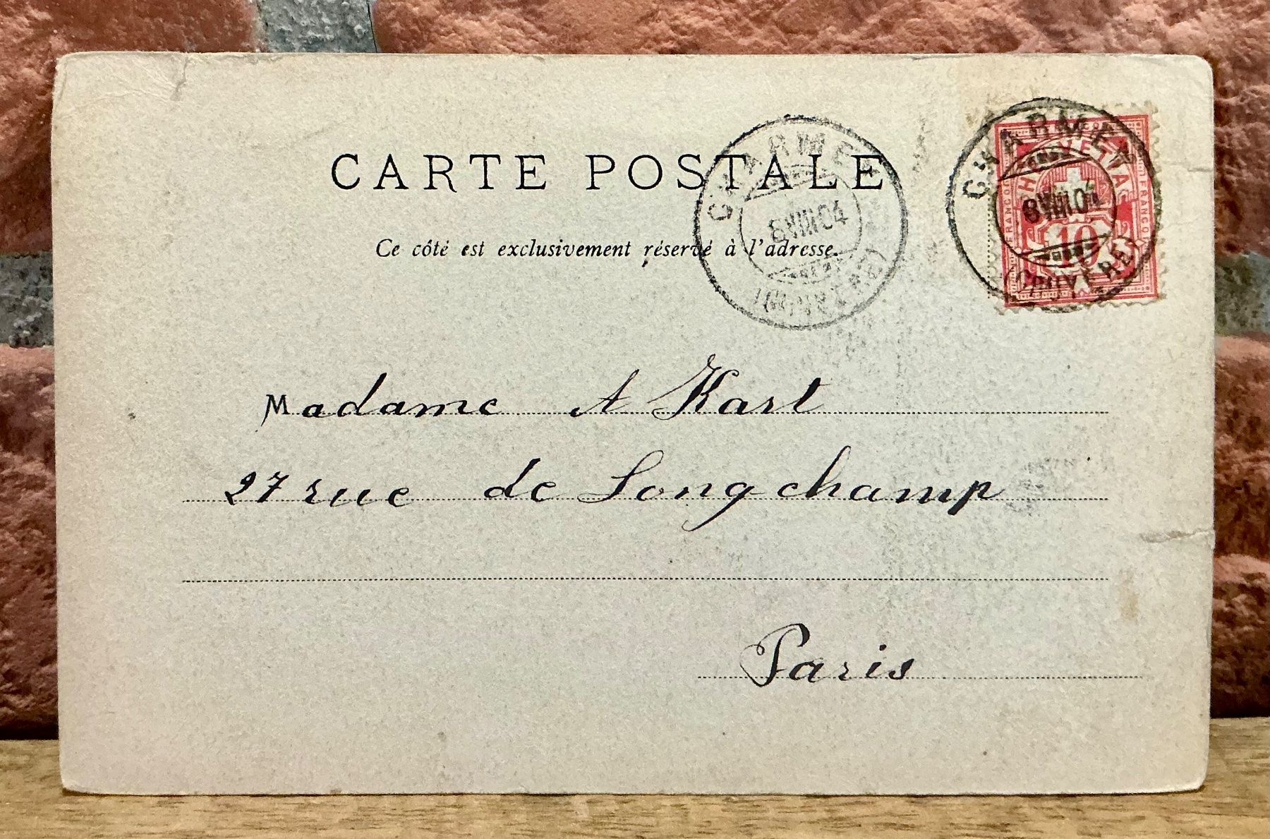 Cartoline postali: 1904 - Au Chêne - Charmey – Usato da Root venduto da ENGLAND-TREASURES 2