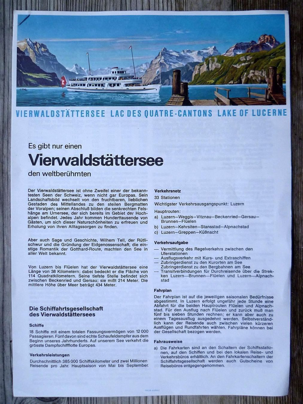 Libri: Es gibt nur einen Vierwaldstättersee – Usato da Aarau venduto da Rdodger