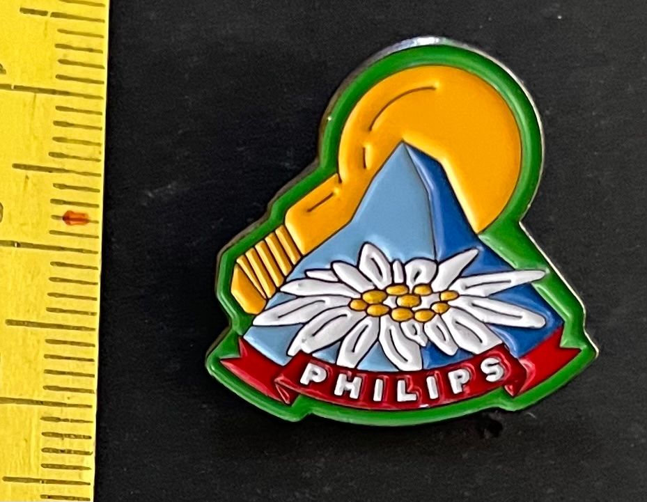 Swiss Placchette & Badge: Matterhorn Edelweiss, PHILIPS/ Pin – Usato da Ostermundigen venduto da DaxKarten-75