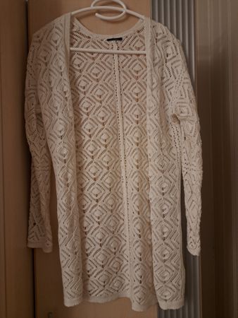 Weisse Sommer Strickjacke, Grösse S/M, Top Zustand!