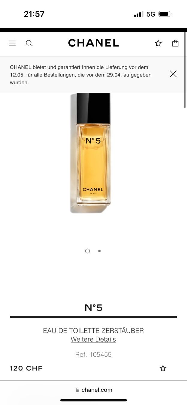 Chanel Profumi & Eau de Toilette: Chanel no.5 eau de toilette – Usato da Neuchâtel venduto da Anna87 3
