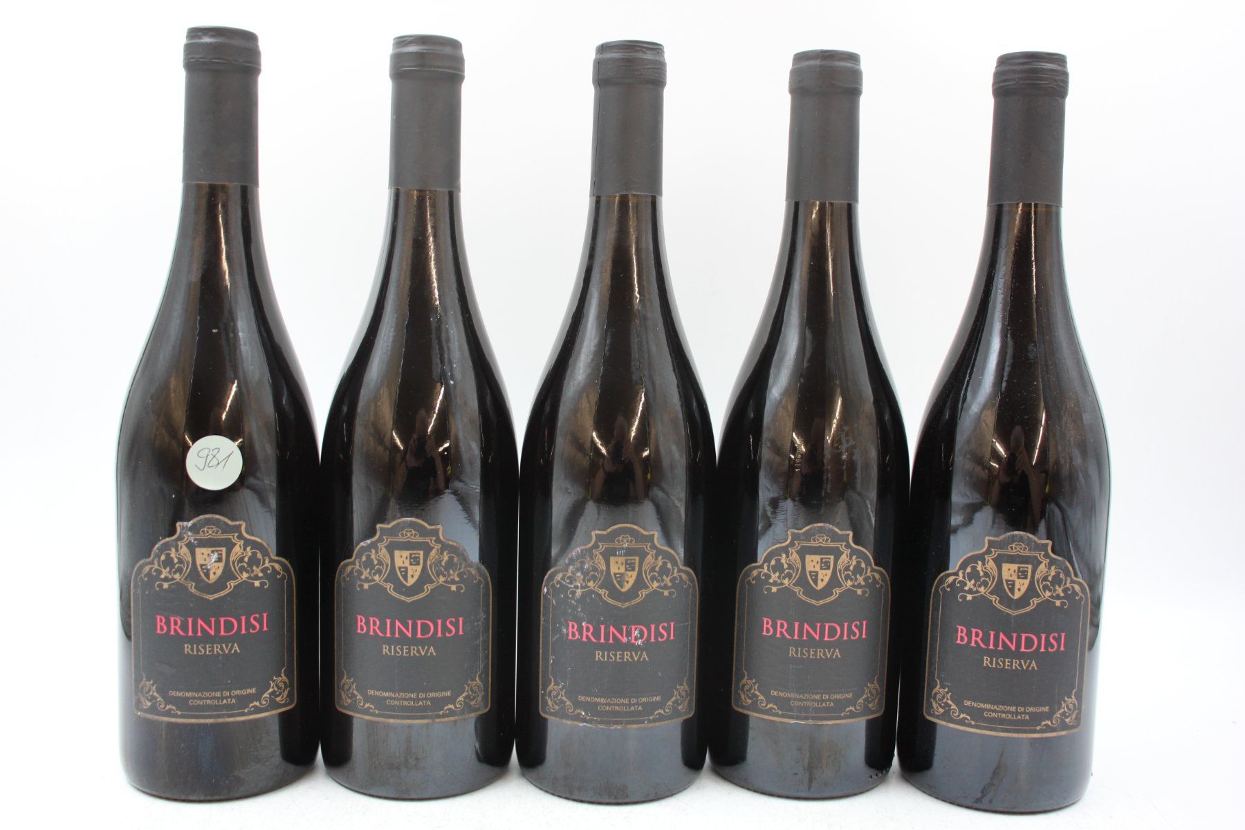 Vino: 5x BRINDISI Riserva DOC Rotwein (26071062Z) – Nuovo (secondo la descrizione) da Zürich venduto da fundsachenverkauf
