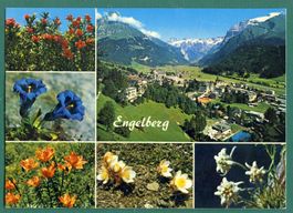 Engelberg, 6 Ansichten, 1981, gelaufen, Grossformat