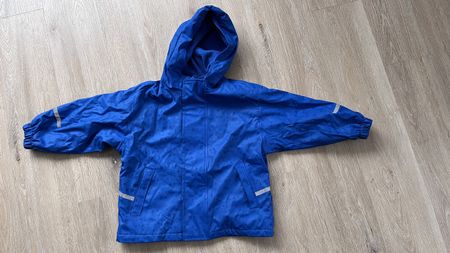 gefütterte Regenjacke Gr. 98/104