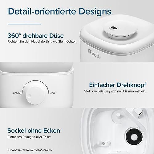Luftbefeuchter: Luftbefeuchter Schlafzimmer 23dB leise Humidifier Top-Fill – Neu und originalverpackt aus Hundwil von pak_b5sl 6