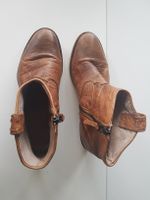 Bequeme Cowboy Lederstiefeletten 38