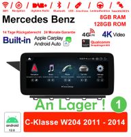 Android 13.0 4G LTE 8GB+128GB Autoradio Für Benz C-Klasse
