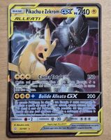 PIKACHU E ZEKROM GX 33/181 VINTAGE SUN & MOON - TEAM UP ITA
