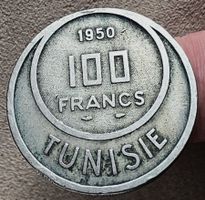 TUNESIEN 100 FRANCS 1375/1950