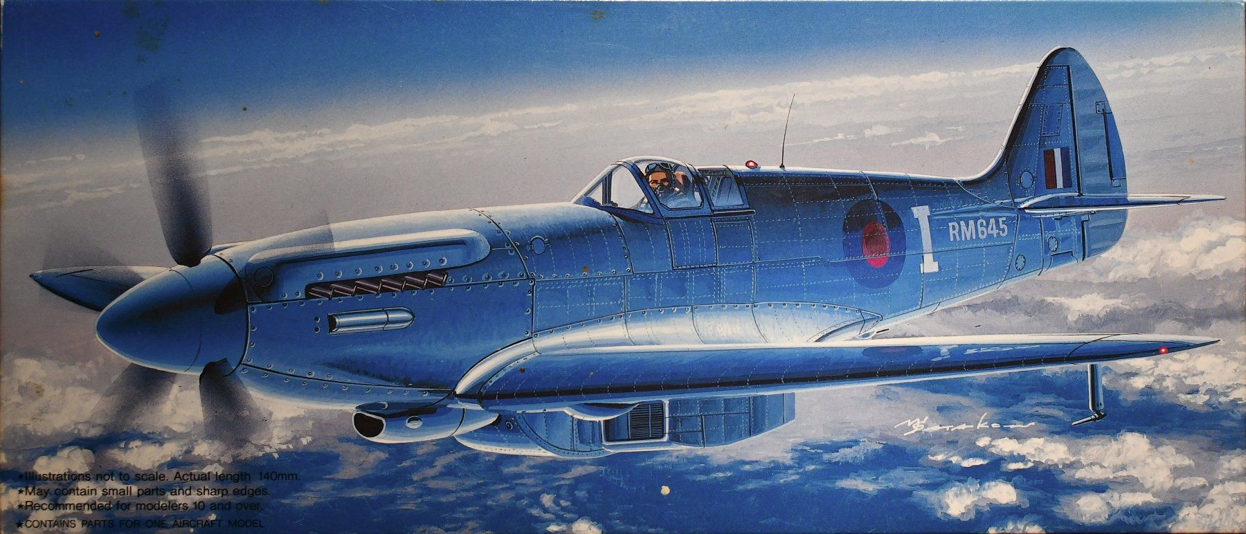 Kit di modellismo & Modellini statici: Spitfire PR Mk19 Fujimi 1/72 – Nuovo e nell'imballaggio originale da Montezillon venduto da Fgbo