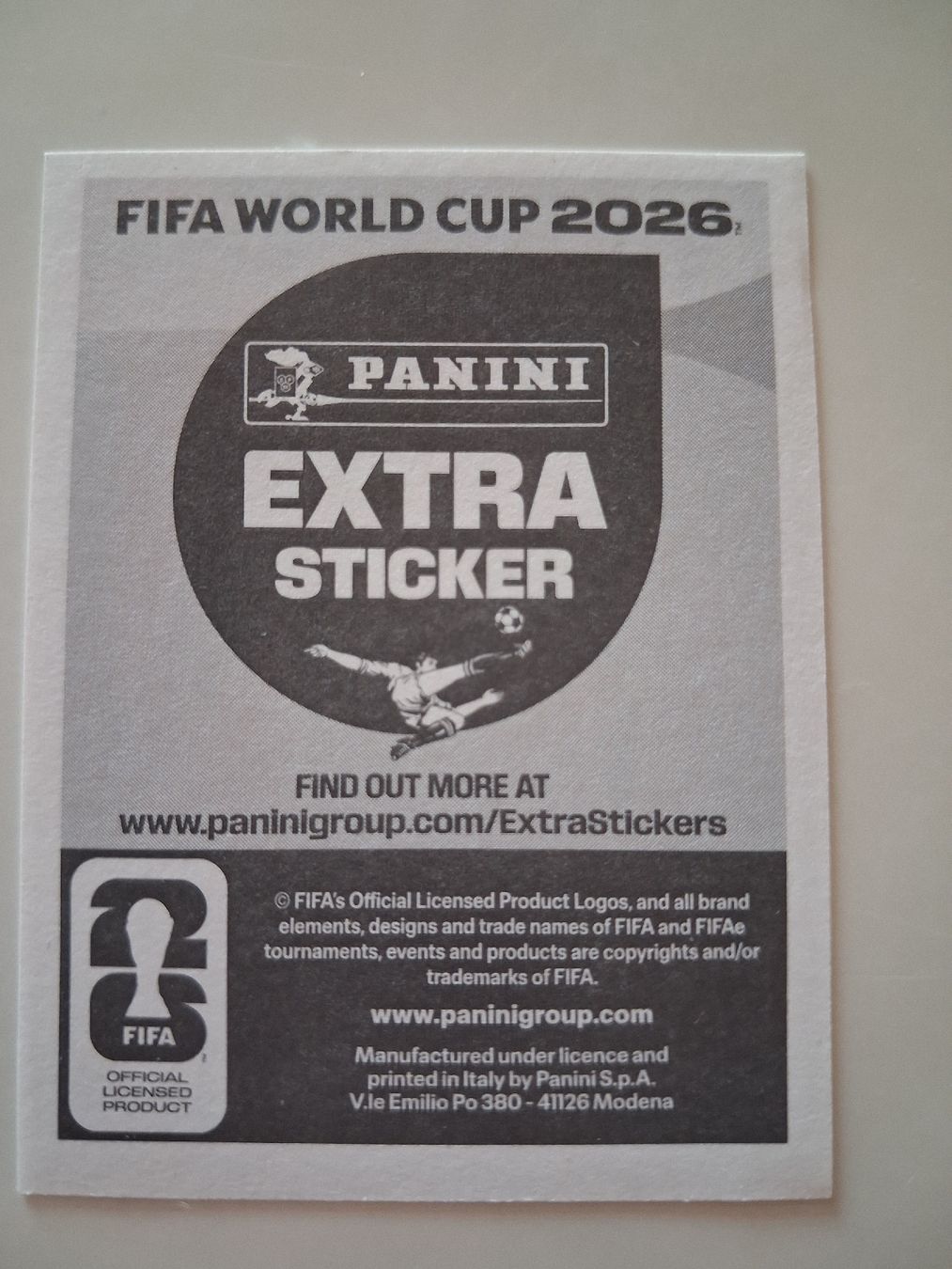 Panini Sammelbilder & Trading cards: PANINI EXTRA STICKER GOLD 2026 – Gebraucht aus Erlen von Staeheli84 1