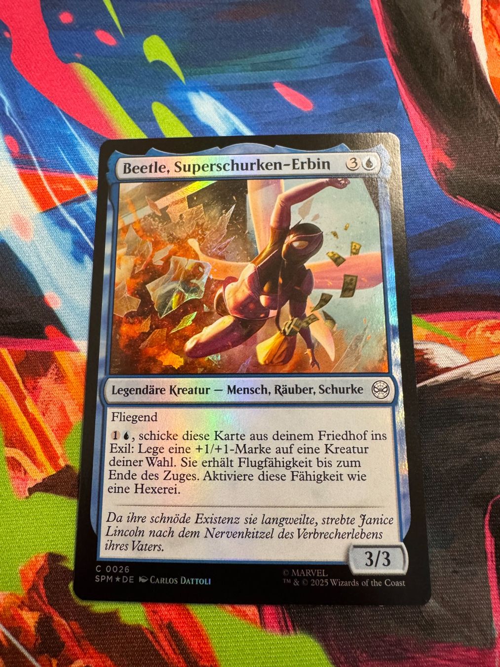 Magic The Gathering Sammelbilder & Trading cards: Beetle, Superschurken-Erbin - Marvel's Spider-Man - Magic – Neu (gemäss Beschreibung) aus Bülach von Pfrenzel