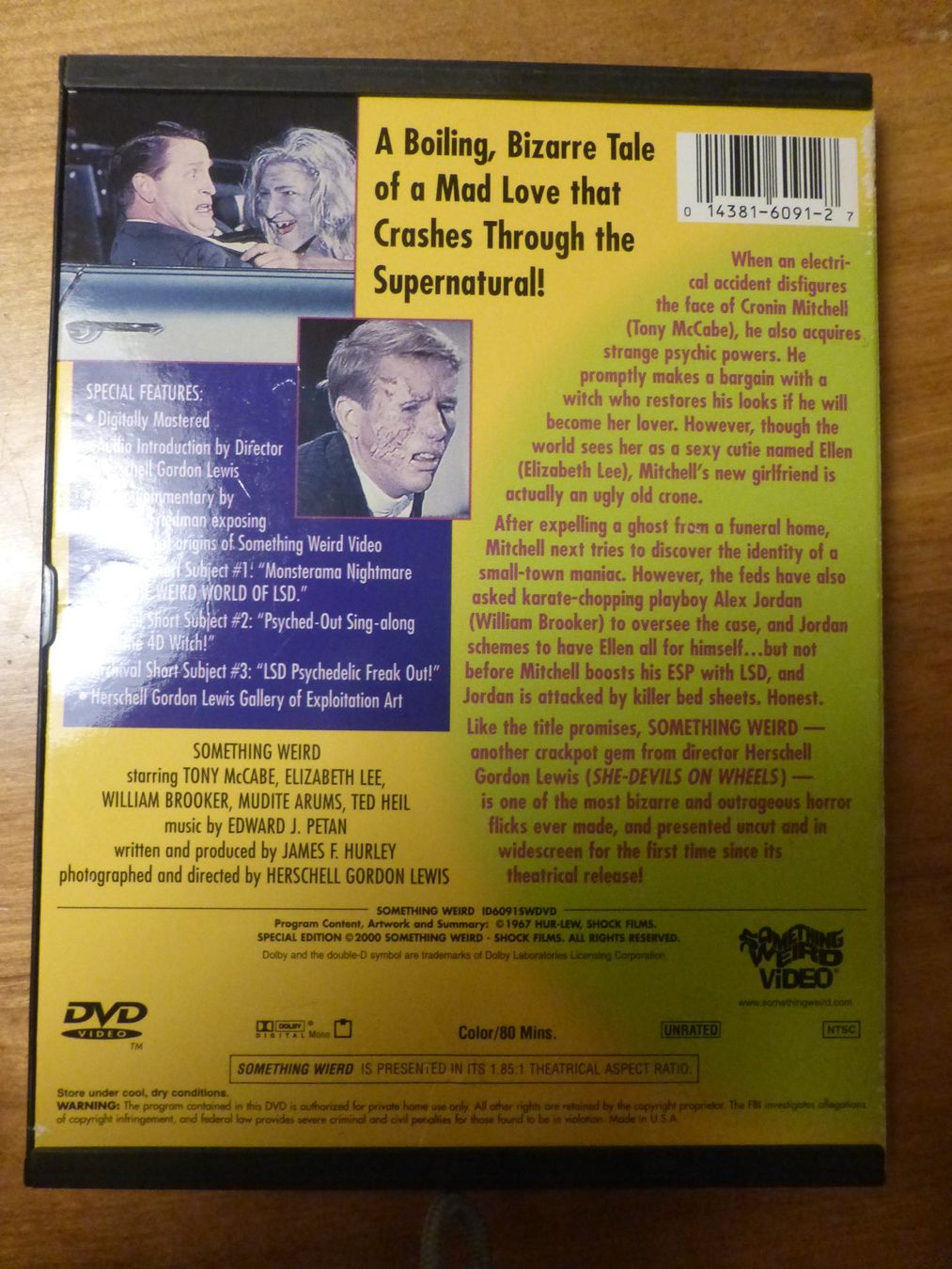 Tutti i DVDs: Somethung Weird Herschell Gordon Lewis DVD – Usato da Zumikon venduto da psisound 1